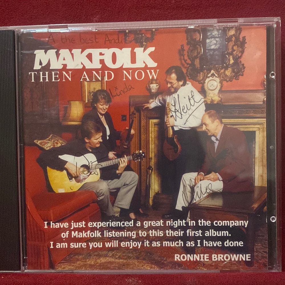 Makfolk then and now Signed CD